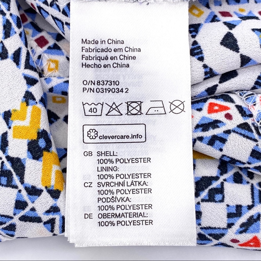 EUC H&M Geometric Print Camisole Tank, 2 - Picture 11 of 12